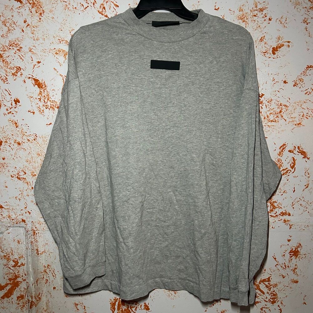 Fear of God Essentials Core Heather Long Sleeve T-Shirt Men’s S Oversized